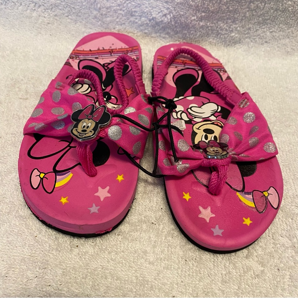 Minnie Mouse Sandals Girls Size 9-10 New